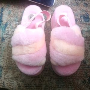 Ugg platform slippers